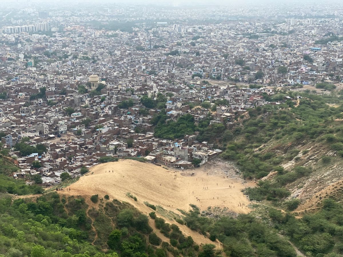 City view from nahargarh fort